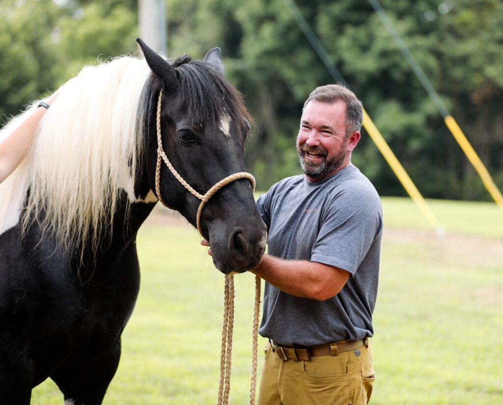 Nathan Brandon, co-founder of Hoof It Veterinary Clinic